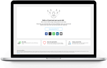 iFOREX के साथ व्यापार करते समय, आपके पास हमारे विशेष रेफरल कार्यक्रम का लाभ उठाने का अवसर होता है।<br>इसका मतलब यह है कि आप अपने द्वारा आमंत्रित प्रत्येक मित्र के खाते में धनराशि जमा करने पर ट्रेडिंग बोनस प्राप्त कर सकते हैं।